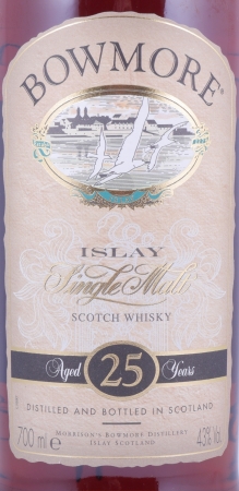 Bowmore 25 Years Sherry Casks Seagull Label Islay Single Malt Scotch Whisky 43.0%