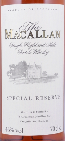 Macallan Special Reserve 2nd Limited Edition Highland Single Malt Scotch Whisky 46,0%