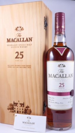 Macallan 25 Years Sherry Oak Casks Release 2011 Highland Single Malt Scotch Whisky 43.0%