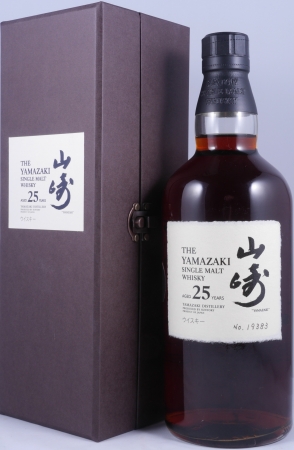 Yamazaki 25 Years Release 2007 Japanese Single Malt Whisky 43.0%