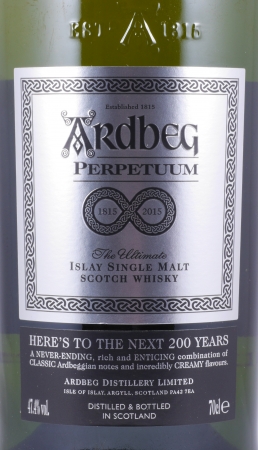 Ardbeg Perpetuum 200 Years of Ardbeg Limited Release 2015 Islay Single Malt Scotch Whisky 47.4%