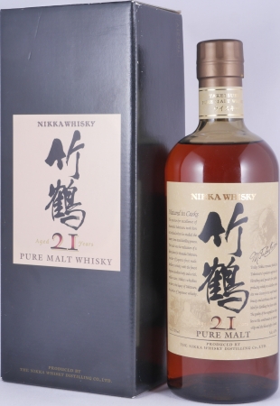 Nikka Taketsuru 21 Years Japanese Pure Malt Blended Whisky Special Japanese Release 43.0%