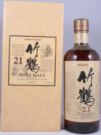 Nikka Taketsuru 21 Years Japan Pure Malt Blended Whisky Special old Japan Release 43,0%