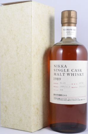 Nikka Miyagikyo 1989 20 Years Recharred Butt Cask No. 40745 Japan Single Malt Whisky Cask Strength 60.0%