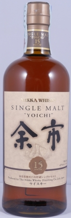 Nikka Yoichi 15 Years Japanese Single Malt Whisky No Box 45.0%