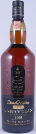 Lagavulin 1995 16 Years Distillers Edition 2011 Special Release lgv.4/499 Islay Single Malt Scotch Whisky 43.0% 1.0L