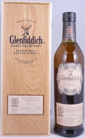 Glenfiddich 1977 34 Years Oak Cask No. 22722 Rare Collection Speyside Single Malt Scotch Whisky Cask Strength 48,3%