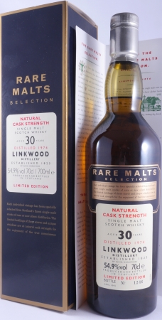 Linkwood 1974 30 Years Diageo Rare Malts Selection Limited Edition Speyside Single Malt Scotch Whisky Cask Strength 54.9%