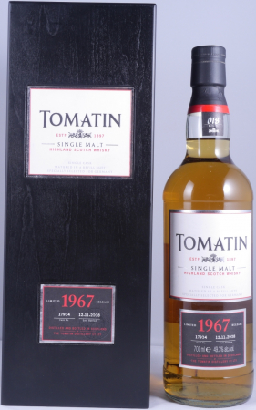 Tomatin 1967 40 Years Refill Butt Cask No. 17904 2nd Release only for Germany Highland Single Malt Scotch Whisky Cask Strenght 49,3%