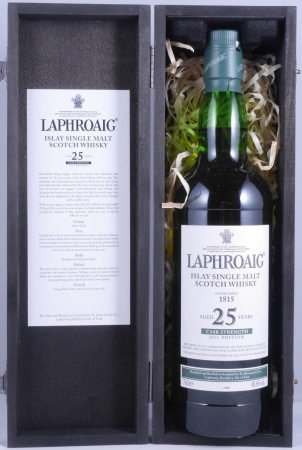 Laphroaig 25 Years Olosoro Sherry- and Bourbon Casks Limited Edition Release 2011 Islay Single Malt Scotch Whisky Cask Strength 48.6%