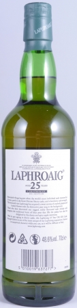 Laphroaig 25 Years Olosoro Sherry- und Bourbon Casks Limited Edition Release 2011 Islay Single Malt Scotch Whisky Cask Strength 48,6%