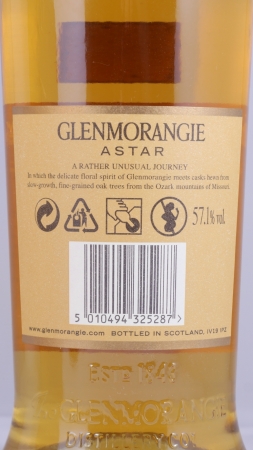 Glenmorangie Astar 1. Release Limited Edition Highland Single Malt Scotch Whisky Cask Strength 57,1%