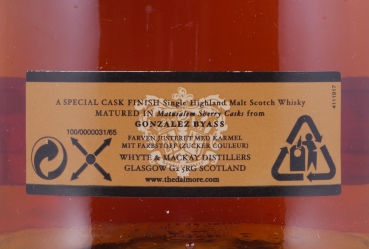 Dalmore 1973 30 Years Mathusalem Gonzalez Byass Special Cask Finish Highland Single Malt Scotch Whisky 42.0%