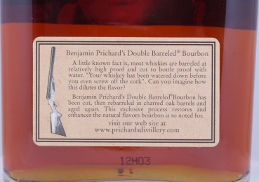 Prichards 9 Years Double Barreled Tennessee Straight Bourbon Whiskey 45.0%