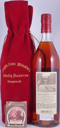 Pappy Van Winkles 20 Years Family Reserve Release 2014 Kentucky Straight Bourbon Whiskey 45.2%