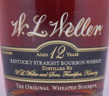W.L. Weller 12 Years Kentucky Straight Bourbon Whiskey distilled by W.L. Weller and Sons 45.0%