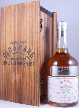 Laphroaig 1989 20 Years Sherry Cask Douglas Laing Old and Rare Platinum Selection Islay Single Malt Scotch Whisky Cask Strength 58,1%