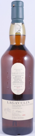 Lagavulin 1995 18 Years Sherry Butts Islay Islay Jazz Festival 2013 Limited Edition Single Malt Scotch Whisky Cask Strength 51,9%