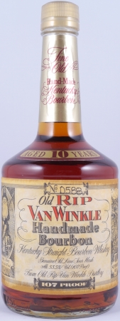 Old Rip Van Winkle 10 Years Barrel No. D588 Dumpy Bottle Handmade Kentucky Straight Bourbon Whiskey 53,5%