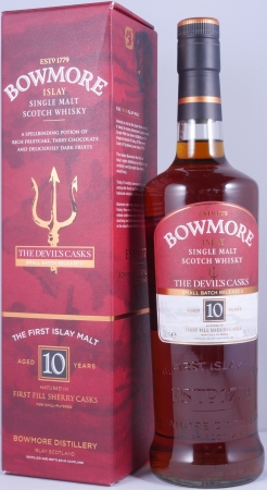 Bowmore The Devils Casks 10 Years First Fill Sherry Casks Small Batch Release II Islay Single Malt Scotch Whisky 56,3%