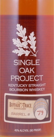 Buffalo Trace Single Oak Project Barrel #79 Kentucky Straight Bourbon Whiskey 45.0%