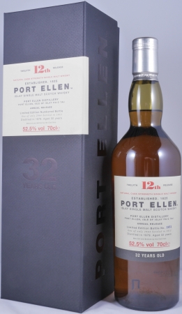Port Ellen 1979 32 Years 12th Special Release 2012 Limited Edition Islay Single Malt Scotch Whisky 52.5%