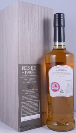 Bowmore 1988 24 Years First Fill Bourbon Cask Feis Ile 2013 Islay Single Malt Scotch Whisky 51,0%