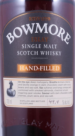 Bowmore 1995 18 Years 1st Fill Oloroso Sherry Butt Cask No. 1572 Feis Ile 2014 Hand-Filled Limited Edition Islay Single Malt Scotch Whisky 49.4%