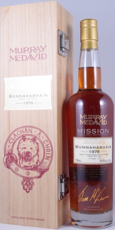 Bunnahabhain 1978 30 Years Sherry und Port Cask Murray McDavid Mission Cask Strength Edition Islay Single Malt Scotch Whisky 53,0%
