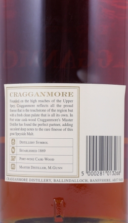 Cragganmore 1984 12 Years Distillers Edition 1997 First Special Release CggD-6549 Speyside Single Malt Scotch Whisky 40,0% 1,0L