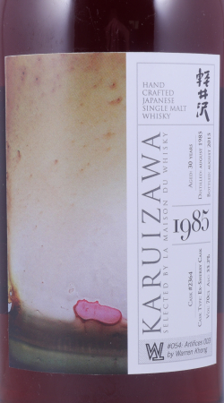 Karuizawa 1985 30 Years Sherry Cask No. 2364 Artifices Series 003 by Warren Khong Japan Single Malt Whisky 55,2%