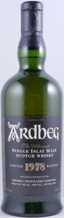 Ardbeg 1978  First Release Limited Edition Bottled in 1997 The Ultimate Islay Single Malt Scotch Whisky 43,0%