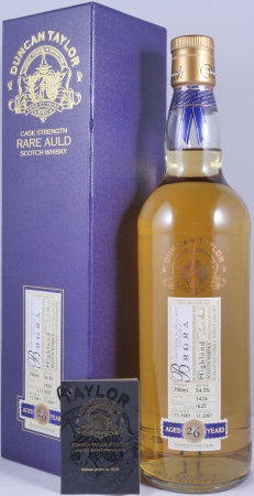 Brora 1981 26 Years Oak Cask No. 1424 Duncan Taylor Cask Strength Rare Auld Edition Highland Single Malt Scotch Whisky 54,5%