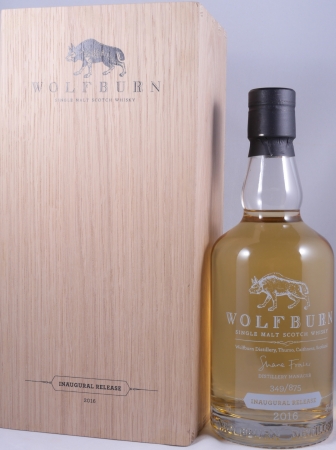 Wolfburn Inaugural 2016 Release First Limited Edition Highland Single Malt Scotch Whisky Cask Strength 46,0%