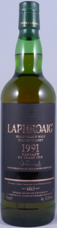 Laphroaig 1991 23 Years Limited Edition only for Germany Islay Single Malt Scotch Whisky Cask Strength 52,6%
