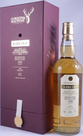 Rosebank 1990 25 Years Cask No. R0/15/11 Gordon and MacPahail Rare Old Lowland Single Malt Scotch Whisky 46,0%