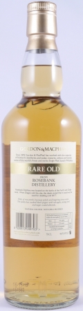 Rosebank 1990 25 Years Cask No. R0/15/11 Gordon and MacPahail Rare Old Lowland Single Malt Scotch Whisky 46.0%