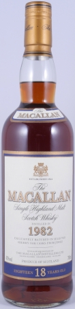 Macallan 1982 18 Years Sherry Oak Highland Single Malt Scotch Whisky 43,0%
