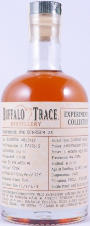 Buffalo Trace 2001 11 Years Rye Bourbon 125 15. Release Experimental Collection 2014 Bourbon Whiskey 45.0%