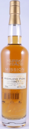 Highland Park 1967 35 Years Bourbon Cask Murray McDavid Mission Cask Strength Orkney Islands Single Malt Scotch Whisky 40.1%