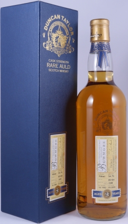 Bowmore 1982 23 Years Oak Cask No. 85184 Duncan Taylor Cask Strength Rare Auld Edition Islay Single Malt Scotch Whisky 54,7%