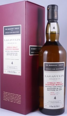 Lagavulin 1993 15 Years European Bodega Sherry Cask No. 4477 Managers Choice Single Cask Selection Islay Single Malt Scotch Whisky 54,7%
