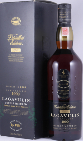 Lagavulin 1990 16 Years Distillers Edition 2006 Special Release lgv.4/494 Islay Single Malt Scotch Whisky 43.0%