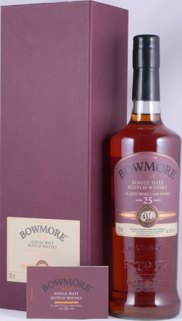 Bowmore 1990 25 Years Bourbon Barrel / Claret Wine Cask Finish Feis Ile 2016 Islay Single Malt Scotch Whisky 55.7%