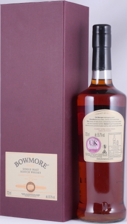 Bowmore 1990 25 Years Bourbon Barrel / Claret Wine Cask Finish Feis Ile 2016 Islay Single Malt Scotch Whisky 55.7%
