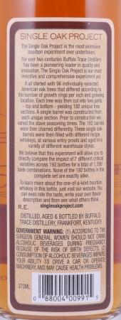 Buffalo Trace Single Oak Project Barrel #37 Kentucky Straight Bourbon Whiskey Releases Ninth 45,0%