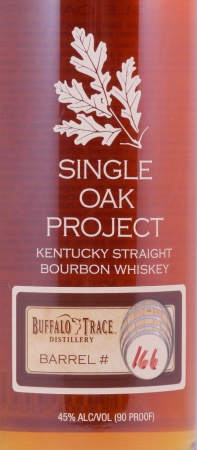 Buffalo Trace Single Oak Project Barrel #166 Kentucky Straight Bourbon Whiskey Releases Ninth 45,0%