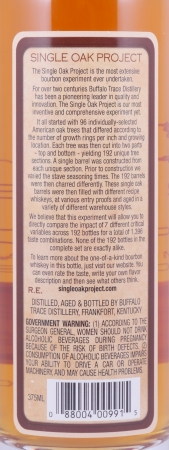 Buffalo Trace Single Oak Project Barrel #166 Kentucky Straight Bourbon Whiskey Releases Ninth 45,0%