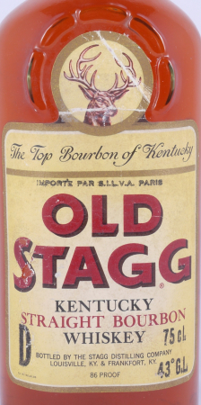 Old Stagg 6 Years Kentucky Straight Bourbon Whiskey for S.I.L.V.A. Paris from the 60s O.F.C. Stagg Distillery 43.0%