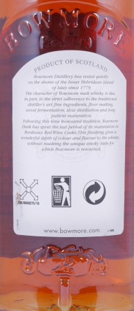 Bowmore Dusk Claret Casked Finished Islay Single Malt Scotch Whisky Seagull Label Cask Strength 50,0%